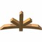 Ekena Millwork Alberta Rough Sawn Timber Gable Bracket, Western Red Cedar, 48"W x 26"H x 4"D x 4"F, 13/12 Pitch GBW048X26X0404ALB00RWR - alternate 2